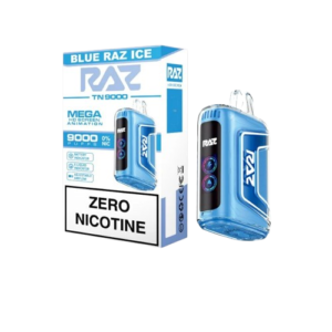 BLUE RAZZ ICE – RAZ TN9000 ZERO NICOTINE