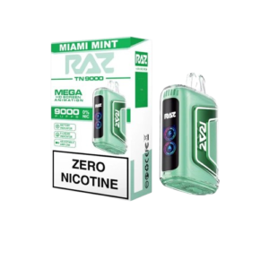 MIAMI MINT – RAZ TN9000 ZERO NICOTINE