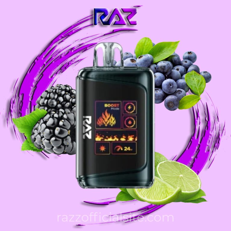 Black Blue Lime Raz Vape DC25000