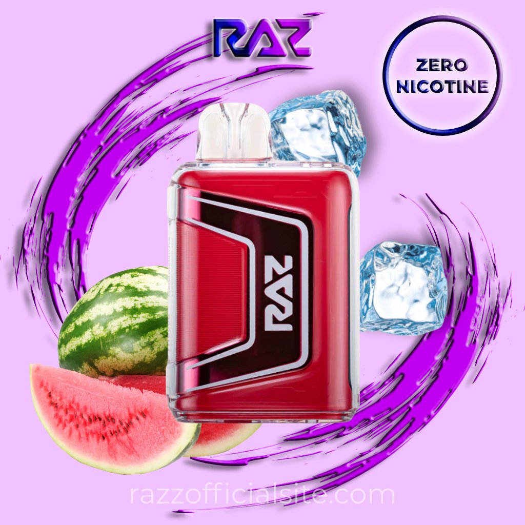 WATERMELON ICE – RAZ TN9000 ZERO NICOTINE - Razz Official