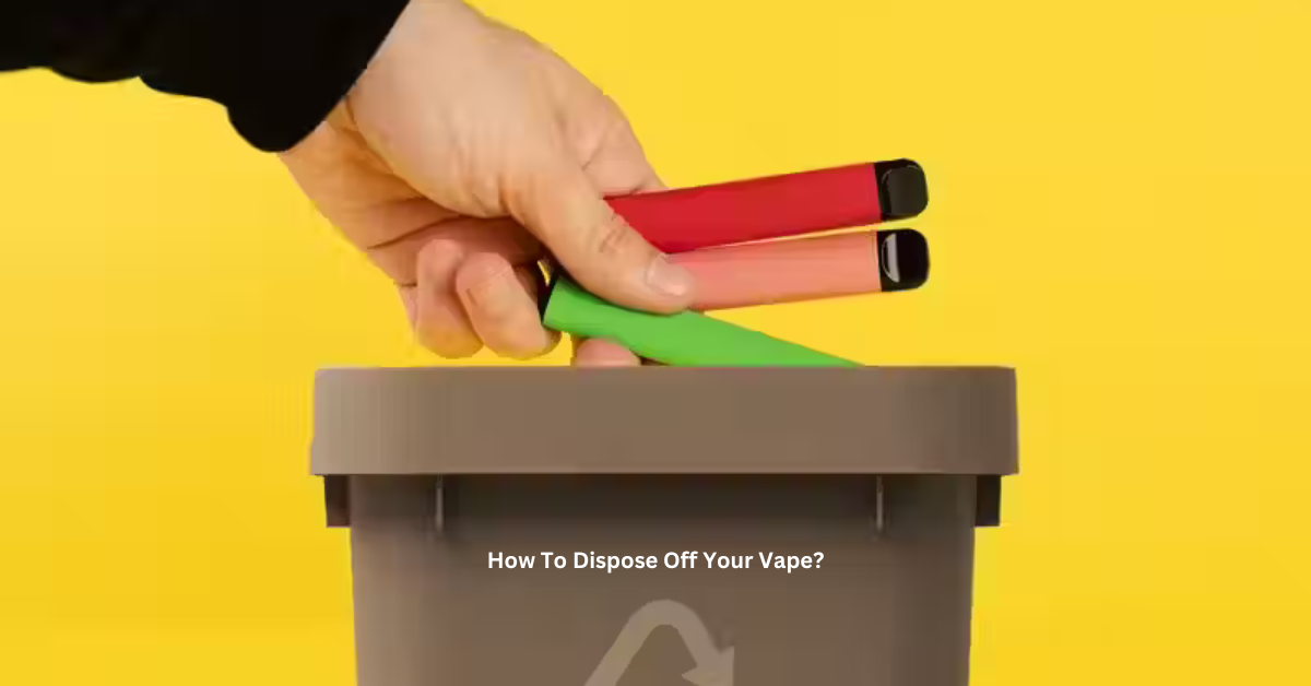 How To Dispose Of Your Disposable Vape Correctly?