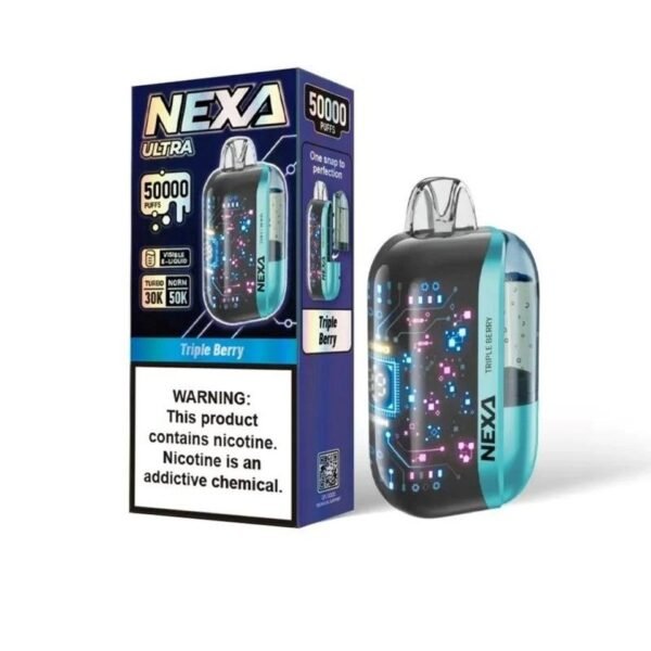 Triple Berry Nexa Ultra 50000 Disposable Vape - 20mL