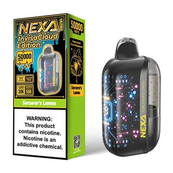 Sorcerers Lemon Nexa Ultra Nexa Ultra 50k Puffs Disposable Vape