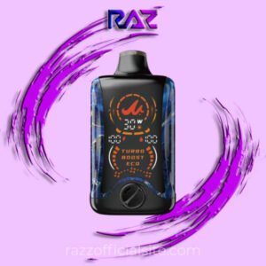 Sour Shock Blue Raspberry Mr Fog Aura 60,000 Puffs Disposable Vape