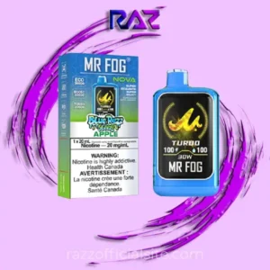 Apple Mr Fog Nova Blue Razz Steezy