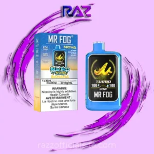 Banana Mr Fog Nova Blue Razz Steezy