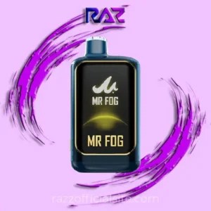 Blue Raspberry Peach Mr Fog Nova 36K Puffs Disposable Vape