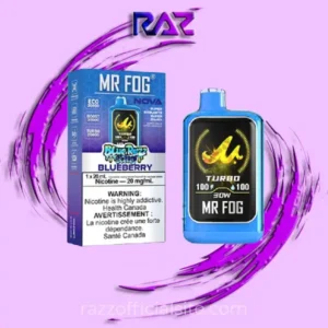 Blueberry Mr Fog Nova Blue Razz Steezy