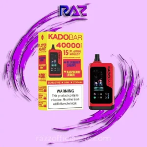 Kado Bar X Adjust Blueberry Cherry + Raspberry Lemon Ice + Nic Control Vape