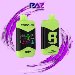 Kiwi Strawberry RoopBar Nic+Ice Control 40,000 Puffs Disposable Vape - 5% Nic