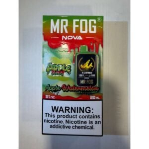 Apple Watermelon Mr Fog Nova 36000 Puffs Disposable Vape - Apple Steezy