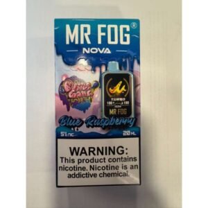 Blue Raspberry Mr Fog Nova  36000 Puffs Disposable Vape - Bubble Gang