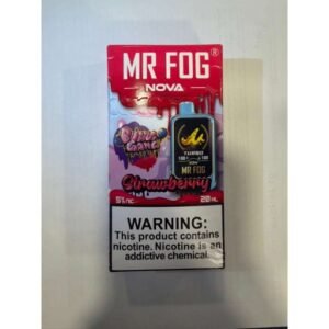 Strawberry Mr Fog Nova 36000 Puffs Disposable Vape - Bubble Gang