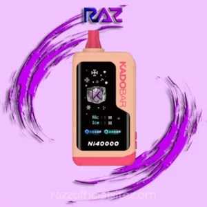 Peach Ice Kado Bar NI40K Ice+Nic Control Disposable Vape
