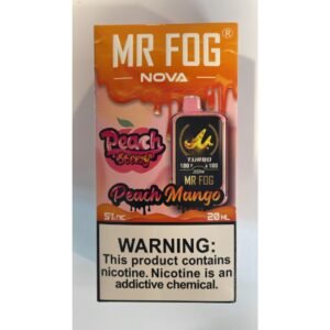 Peach Mango Mr Fog Nova 36000 Puffs Disposable Vape - Peach Steezy