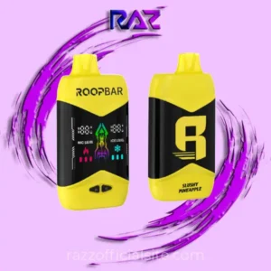 Slushy Pineapple RoopBar Nic+Ice Control 40,000 Puffs Disposable Vape - 5% Nic