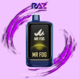 Sour Lemon Blue Razz Ice Mr Fog Nova 36K Puffs Disposable Vape