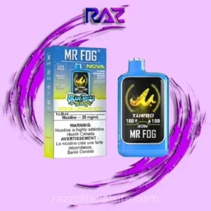 Sour Lemon Ice Mr Fog Nova Blue Razz Steezy