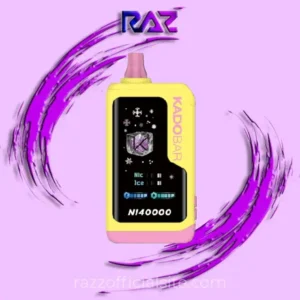Strawberry Banana Kado Bar NI40K Ice+Nic Control Disposable Vape