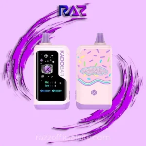Strawberry Cream Snow Cone Kado Bar NI40K Ice+Nic Control Disposable Vape