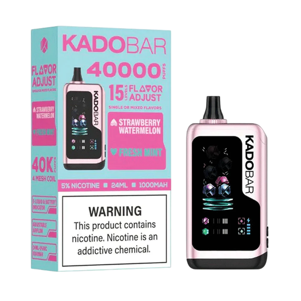 Kado Bar X Adjust Strawberry Watermelon + Fresh Mint Ice + Nic Control Vape 1 Kado Bar X Adjust Strawberry Watermelon + Fresh Mint