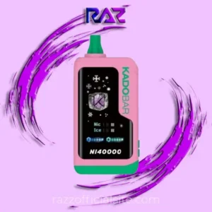 Strawberry Watermelon Ice Kado Bar NI40K Ice+Nic Control Disposable Vape