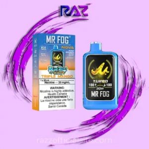 Triple Mango Mr Fog Nova Blue Razz Steezy