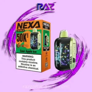 Sour Apple Ice Nexa Ultra II 50000 Puffs Disposable Vape