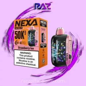 Strawberry Ice Nexa Ultra II 50000 Puffs Disposable Vape