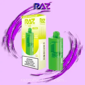 Sour Apple Ice Raz Vue 50K Puffs Disposable - Pod Only