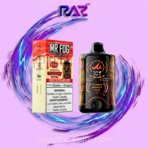 Banana Strawberry Peach Mr Fog Aura 60k Puffs Disposable Vape