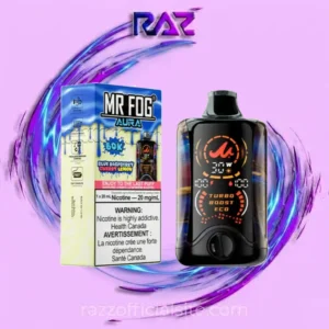 Blue Raspberry Cherry Lemon Mr Fog Aura 60K Puffs - Disposable Vape