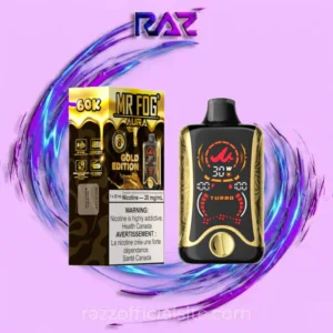Mr Fog Aura 60K Puffs Gold Edition Disposable Vape - 8th Anniversary