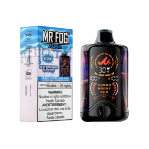 Raz Vape Flavors 9 Blue Rancher Blow Pop Mr Fog Aura 60K Puffs Disposable Vape