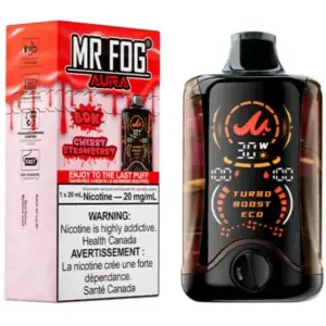Raz Vape Flavors 16 Cherry Strawberry Mr Fog Aura 60K Puffs Disposable Vape