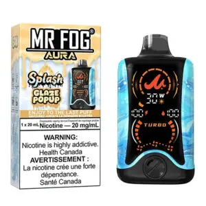 Glaze Pop-Mr Fog Aura Splash 60,000 Puffs Disposable Vape
