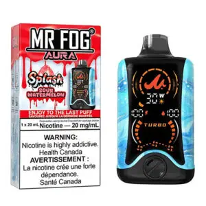 Sour Watermelon-Mr Fog Aura Splash 60,000 Puffs Disposable Vape
