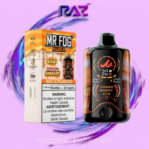 Peach Apricot Mr Fog Aura 60K Puffs Disposable Vape