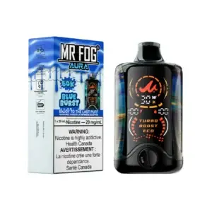 Raz Vape Near Me 16 Blue Burst Mr Fog Aura 60K Puffs - Disposable Vape