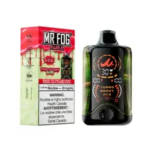 Raz Vape Near Me 14 Sour Cherry Bliss Mr Fog Aura 60K Puffs - Disposable Vape