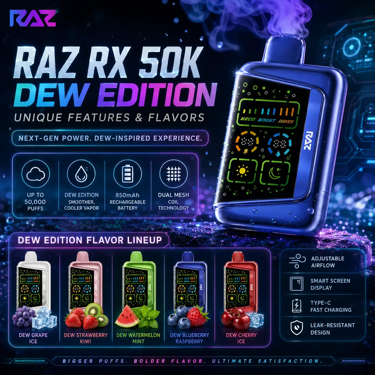 Raz Rx 50K Dew Edition