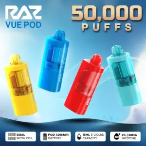 Blueberry Yummy Raz Vue 50K Puffs Disposable