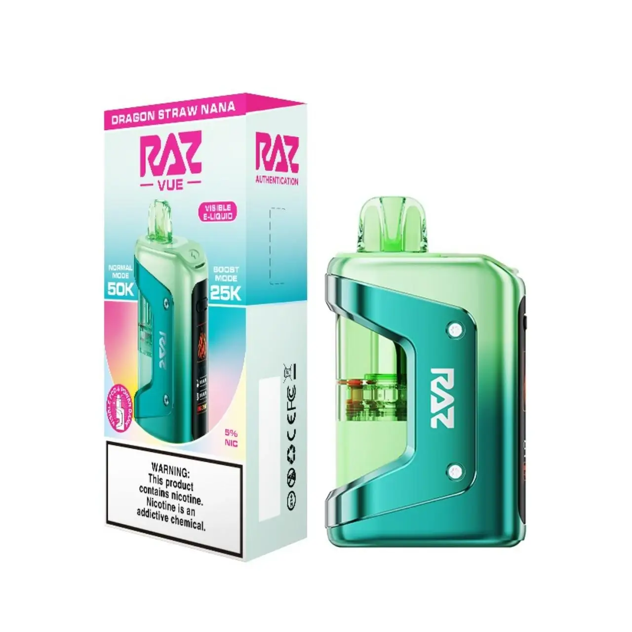 Dragon Strawnana Raz Vue 50K Vape Kit 1 Dragon Strawnana Raz Vue 50K Vape Kit
