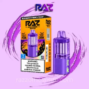Blueberry French Toast Raz Vue 70k Puffs Disposable Only Pod - Halloween Edition