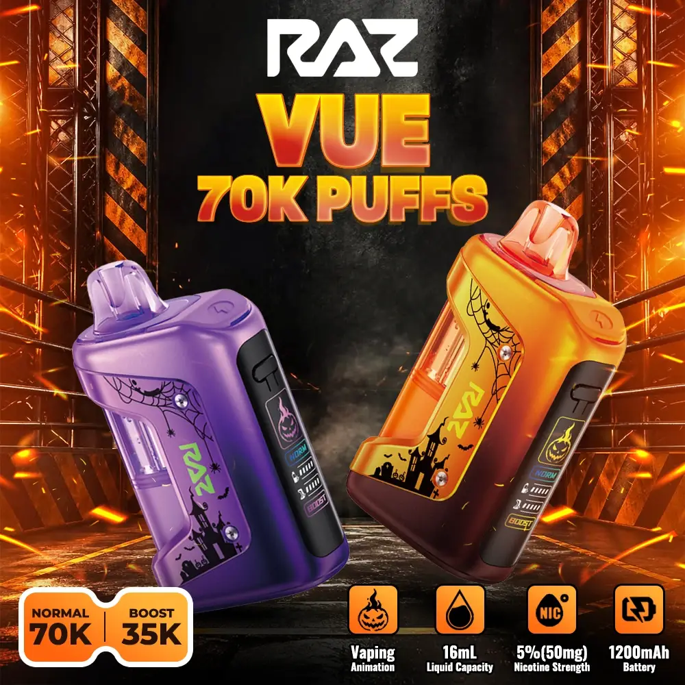 Strawberry Blast Raz Vue 70K Disposable Kit 1 Strawberry Blast Raz Vue 70K Disposable Kit