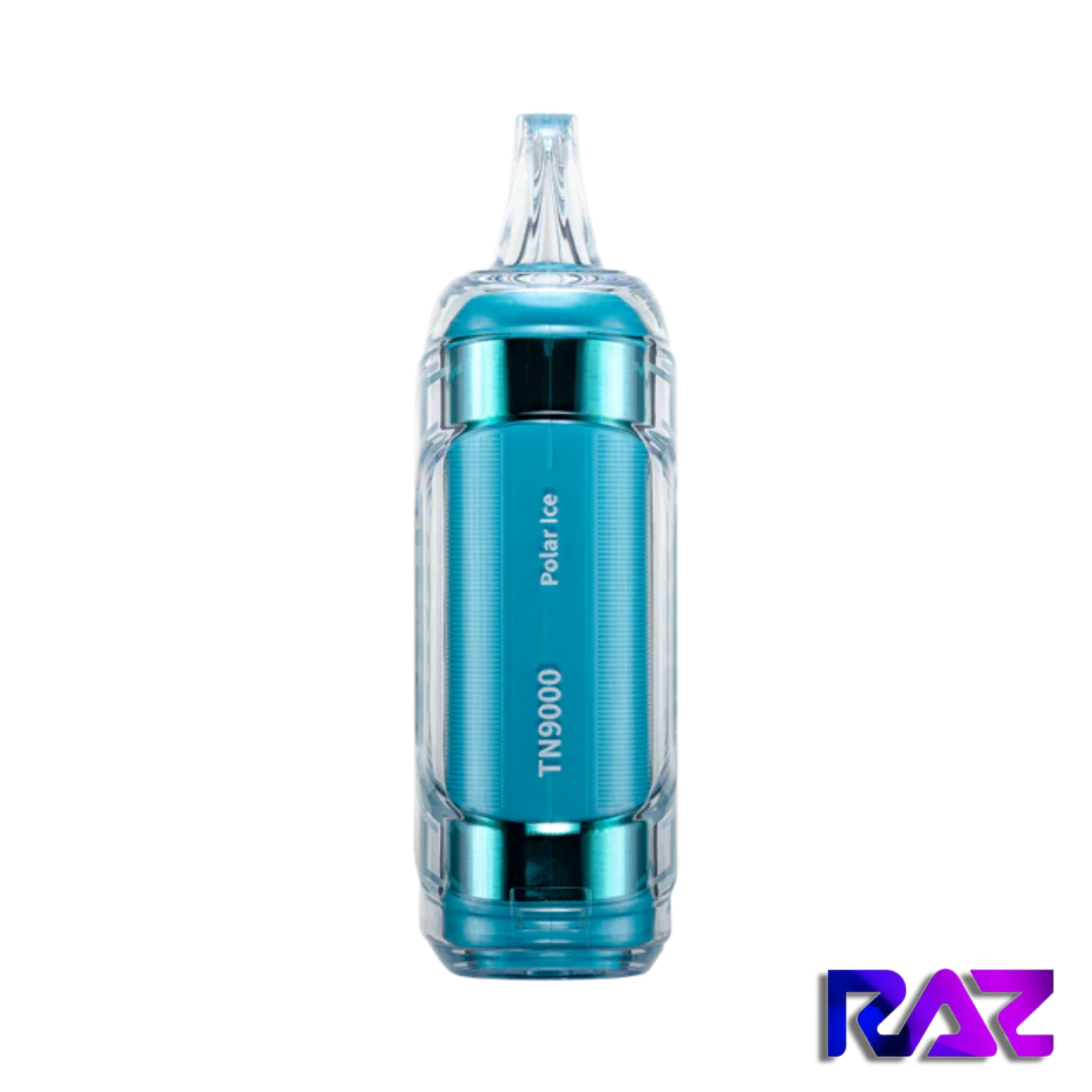 Polar Ice - Raz Tn9000 Disposable Vape Side View